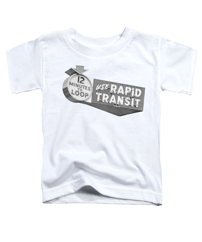 12 Minutes to the Loop (White) Toddler Tee - CTAGifts.com