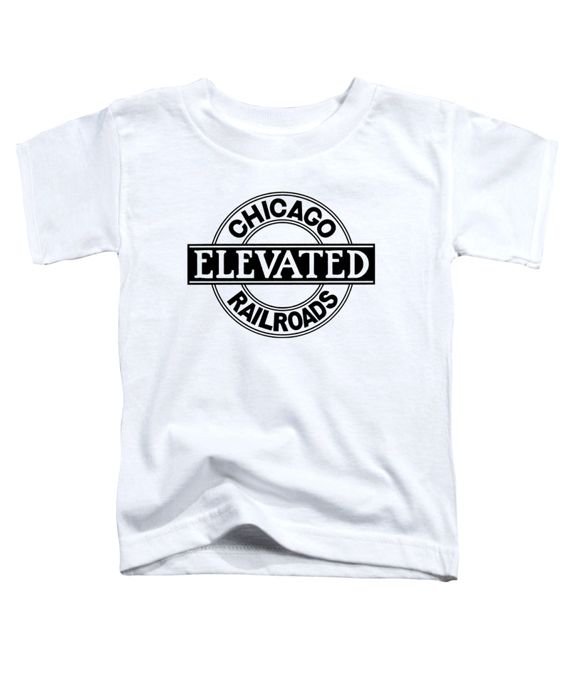 Chicago Elevated Railroads (White) Toddler Tee - CTAGifts.com