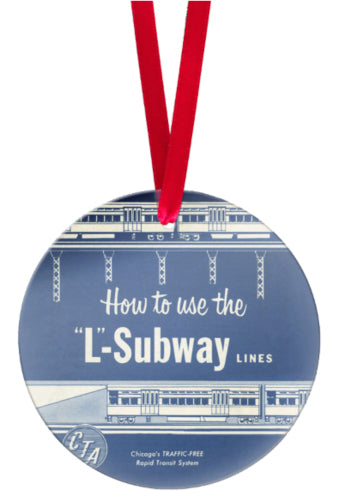 How to Use the 'L' Subway Glass Ornament - CTAGifts.com