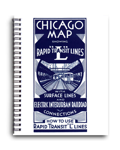 Rapid Transit Lines Spiral Journal - CTAGifts.com
