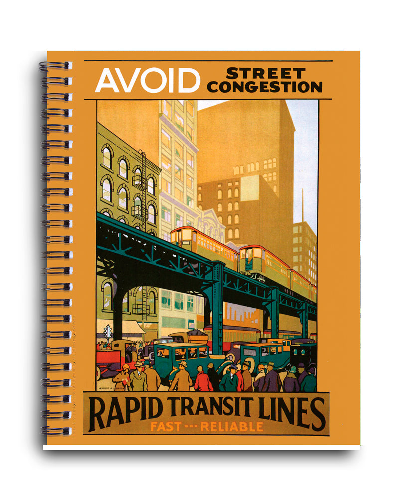 Avoid Street Congestion Spiral Journal - CTAGifts.com