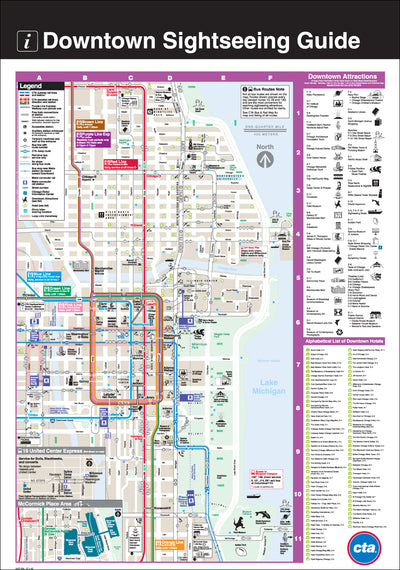 Downtown Sightseeing Guide Print - CTAGifts.com