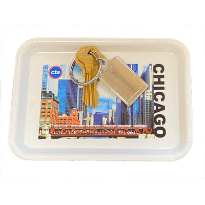 River Crossing Chicago Valet Tray - CTAGifts.com