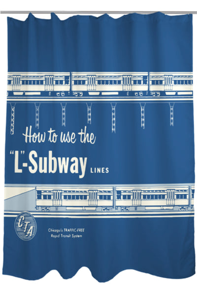 How to Use the "L" Subway Shower Curtain - CTAGifts.com