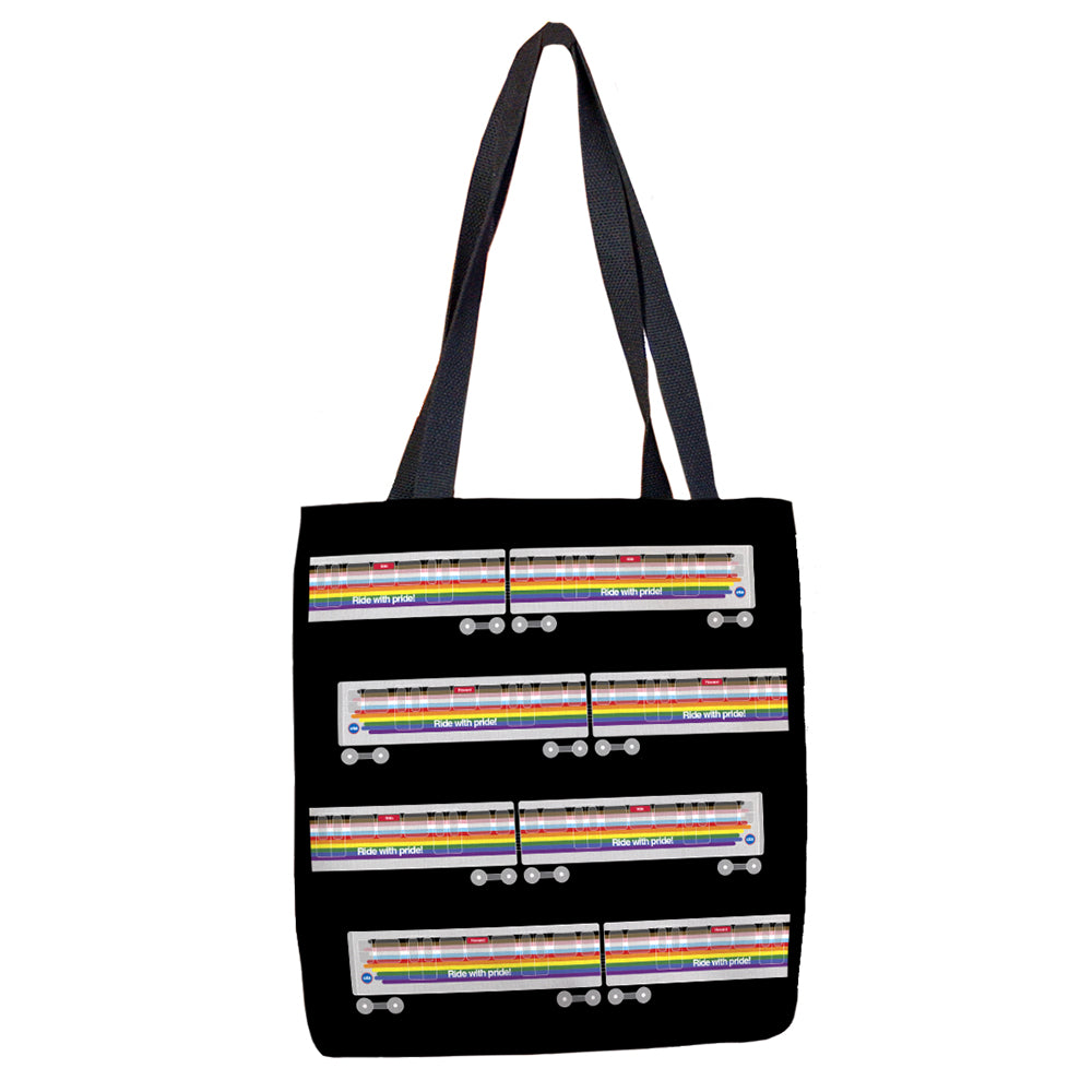 CTA Pride Train Tote Bag