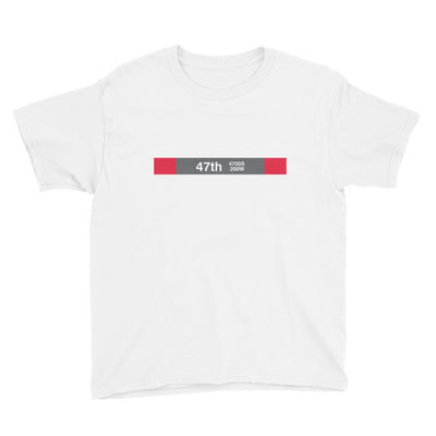 47th (Red) Youth T-Shirt - CTAGifts.com