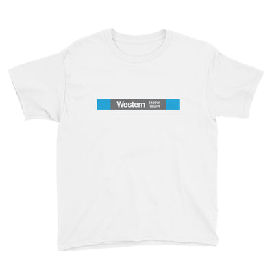 Western (Blue 2400W 1900N) Youth T-Shirt - CTAGifts.com