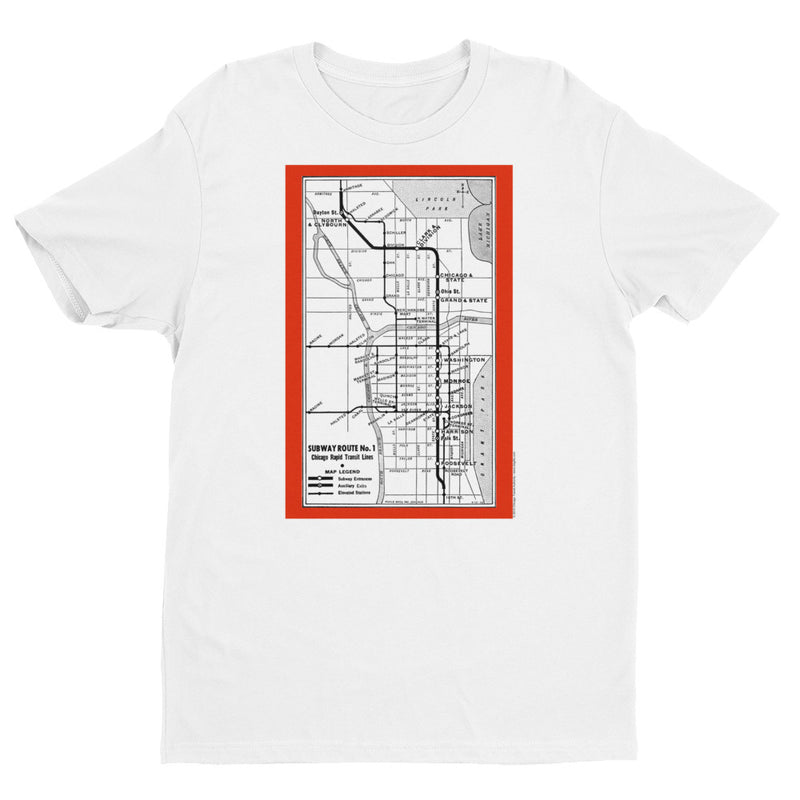 Subway Route No. 1 T-shirt - CTAGifts.com