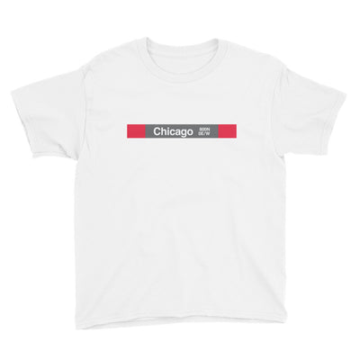 Chicago (Red) Youth T-Shirt - CTAGifts.com