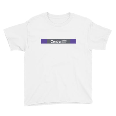 Central (Purple) Youth T-Shirt - CTAGifts.com