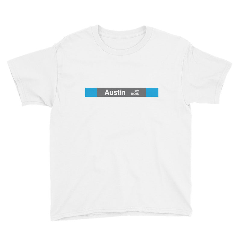 Austin (Blue) Youth T-Shirt - CTAGifts.com