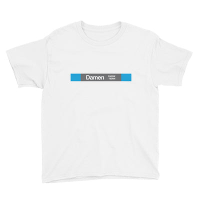 Damen (Blue) Youth T-Shirt - CTAGifts.com
