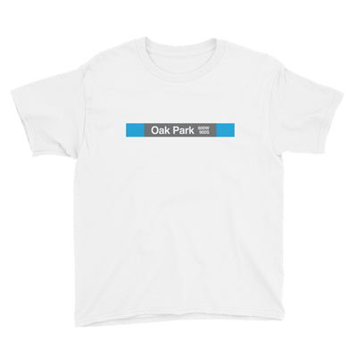 Oak Park (Blue) Youth T-Shirt - CTAGifts.com