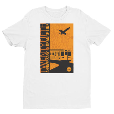 Orange Line 25th Anniversary T-shirt - CTAGifts.com
