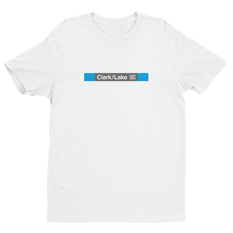 Clark/Lake (Blue) T-Shirt - CTAGifts.com