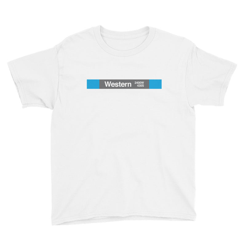 Western (Blue 2400W 430S) Youth T-Shirt - CTAGifts.com