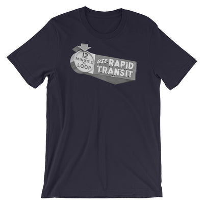 12 Minutes to the Loop (Navy) T-Shirt - CTAGifts.com
