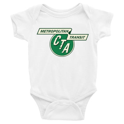 CTA Metropolitan Transit (White) Infant Bodysuit - CTAGifts.com