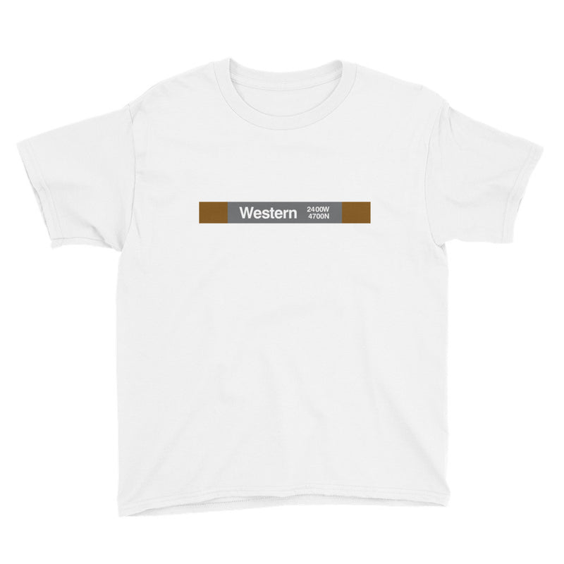 Western (Brown) Youth T-Shirt - CTAGifts.com