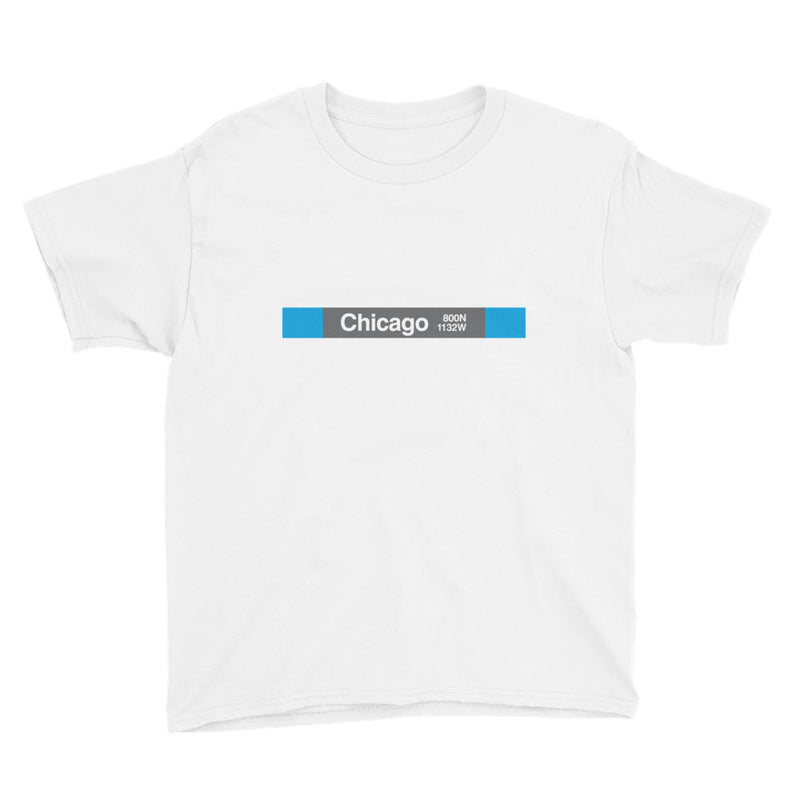 Chicago (Blue) Youth T-Shirt - CTAGifts.com