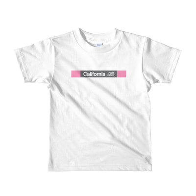 California (Pink) Toddler T-Shirt - CTAGifts.com