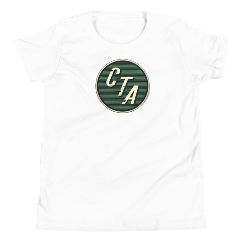 Green CTA Logo (White) Youth T-Shirt