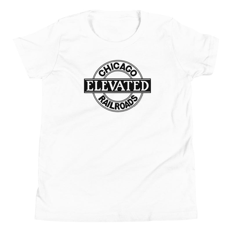 Chicago Elevated Railroads (White) Youth T-Shirt